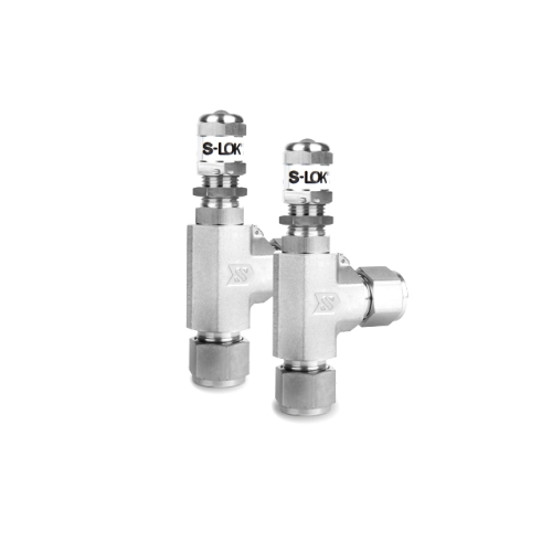 SRV60 Series, High Pressure Proportional Relief Valve, Cracking Pressure Range 50 PSIG (3.4 BAR) to 6000 PSIG (413 BAR), Tube O.D 1/4in